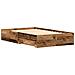 Struttura Letto  con Cassetti Legno Vecchio 120x200 cm Legno Ingegnerizzato - Foto miniatura 8