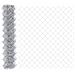 Recinzione a Catena con 7 Pali 1.2x10 m in Acciaio Zincato - Foto miniatura 6