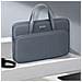 Elegante Borsa Per Laptop In Poliestere Grigio Scuro - Resistente All'acqua, Leggera E Antiurto  S - Foto miniatura 5
