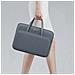 Elegante Borsa Per Laptop In Poliestere Grigio Scuro - Resistente All'acqua, Leggera E Antiurto  S - Foto miniatura 6