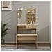 Set Tavolo da Toeletta con LED Rovere Sonoma Legno Multistrato - Foto miniatura 2