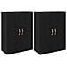 Armadi da Muro 2 pcs Rovere nero 69.5 x 34 x 90 cm - Foto miniatura 1