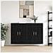 Armadi da Muro 2 pcs Rovere nero 69.5 x 34 x 90 cm - Foto miniatura 2
