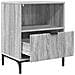 Comodino Grigio sonoma 49 x 36 x 61 cm Legno multistrato - Foto miniatura 5