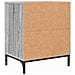 Comodino Grigio sonoma 49 x 36 x 61 cm Legno multistrato - Foto miniatura 8