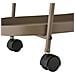 Carrello Empoli - Marrone - Metallo - 27,5x60x64 Cm - Foto miniatura 5