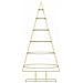 Albero di Natale in metallo con supporto Oro 150 cm - Foto miniatura 5