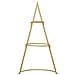 Albero di Natale in metallo con supporto Oro 150 cm - Foto miniatura 7