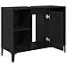 Armadio sottolavello con porta Rovere Nero 80 x 33 x 60 cm - Foto miniatura 5