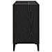 Armadio sottolavello con porta Rovere Nero 80 x 33 x 60 cm - Foto miniatura 7