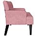 Panca Chesterfield Rosa 112 x 65.5 x 75 cm Velluto - Foto miniatura 5