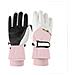 Guanti Da Sci Touchscreen - Guanti Invernali Impermeabili E Isolati Per Ciclismo E Sport Sulla Neve Pink - Foto miniatura 1