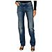 Pantaloni Lunghi In Denim Stretch Da Donna 6x5j85-5d0jz - Foto miniatura 1