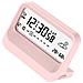 Sveglia Digitale Multifunzione Per Studenti Con Temperatura, Umidità E Timer (batterie Non Incluse) Pink - Foto miniatura 3