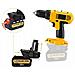 Adattatore Per Batterie Dewalt E Milwaukee 18v Dm18d - Compatibile Con Utensili Dewalt 18v | Facile Montaggio | Alta Efficienza - Foto miniatura 7