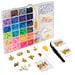 Kit creativo per braccialetti per bambini, grande, 4678 pezzi, lettere, conchiglie - Foto miniatura 2