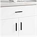 Manico 973 pcs Nero 106 x 7,4 x 15,5 mm Alluminio - Foto miniatura 2