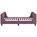 Struttura letto bambini con testata Viola 80 x 200 cm Velluto - Foto miniatura 6