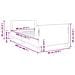 Struttura letto bambini con testata Viola 80 x 200 cm Velluto - Foto miniatura 9