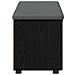 Panca per ingresso con cuscino Rovere Nero 100 x 38 x 46 cm - Foto miniatura 7