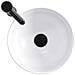 Lavabo da bagno Nero Opaco 32 x 32 x 13 cm Metallo - Foto miniatura 2