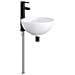 Lavabo da bagno Nero Opaco 32 x 32 x 13 cm Metallo - Foto miniatura 4