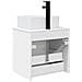 Mobile lavabo da parete Bianco 49 x 41 x 63 cm - Foto miniatura 3