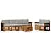 Set di divani da esterno 7 pcs Naturale e Grigio Chiaro - Foto miniatura 1
