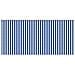 Tenda a Rullo Esterno Blocco UV 90% Strisce Blu e Bianche HDPE - Foto miniatura 1