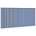 Tenda a Rullo Esterno Blocco UV 90% Strisce Blu e Bianche HDPE - Foto miniatura 4