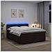 Letto box spring con materasso Marrone Scuro 160 x 200 cm - Foto miniatura 2