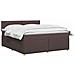 Letto box spring con materasso Marrone Scuro 160 x 200 cm - Foto miniatura 3