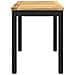 Panchina da giardino 80,5 x 35 x 45 cm Legno di Acacia Massello - Foto miniatura 4