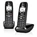AS405 Cordless Duo Display 1,8" Vivavoce - Nero - Foto miniatura 1