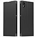 Flip Cover Custodia per Xperia XA1 Colore Nero - Foto miniatura 5
