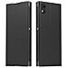 Flip Cover Custodia per Xperia XA1 Colore Nero - Foto miniatura 4