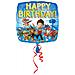 Palloncino In Alluminio Happy Birthday Paw Patrol 43cm Taglia Unica - Foto miniatura 1