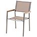 Set Di Tavolo E 6 Sedie Da Giardino In Acciaio, Basalto E Fibra Tessile Beige- Piano Singolo- Nero Lucido - 180cm - Grosseto - Foto miniatura 19