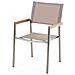 Set Di Tavolo E 6 Sedie Da Giardino In Acciaio, Basalto E Fibra Tessile Beige- Piano Singolo- Nero Lucido - 180cm - Grosseto - Foto miniatura 13
