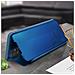 Custodia Samsung Galaxy A71 Sportellino A Specchio Supporto Video Azzurro - Foto miniatura 5