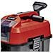 Aspiratutto a Secco / Umido TE-VC 18/10 Li-Sol Capacità 10 Litri Colore Rosso / Nero  - Foto miniatura 6