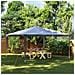 Gazebo Professionale 4x4 m Antracite 90 g /m² - Foto miniatura 5