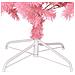 Albero di Natale Artificiale Sottile con Base Rosa 210 cm PVC - Foto miniatura 5