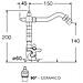 Miscelatore Monoforo Bidet Bocca Antica Kiss Ks35 Ba - Foto miniatura 5