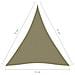 Parasole a Vela Oxford Triangolare 4x5x5 m Beige - Foto miniatura 6