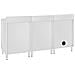 Mobiletto Da Cucina Con Lavandino In Acciaio Inox 180x60x96 Cm - Foto miniatura 5