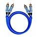 BEAT! INTERLINK Blue 1m 1m 2 x RCA Blu cavo audio - Foto miniatura 1