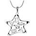 241a201669340 - Catenina Con Pendente Da Donna Con Zirconia Cubica - Argento Sterling 925 - 420 Mm - Foto miniatura 1