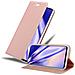 Custodia Compatibile Con Huawei Mate 20 In Classy Oro Rosa - Coperchio Protettiva Con Chiusura Magnetica, Funzione Stand E Tasca Per Le Carte - Foto miniatura 1