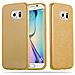 Custodia Compatibile Con Samsung Galaxy S6 Edge In Polvere Di Stelle Oro - Silicone Tpu E Hard Case Coperchio Protettivo In Design Glitterato - Foto miniatura 1